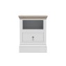London Road Atlantic 1 Drawer Open Shelf Bedside