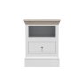 London Road Atlantic 1 Drawer Open Shelf Bedside