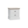 London Road Atlantic 2 Drawer Bedside