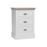 Atlantic 3 Drawer Large Bedside Table