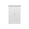 Atlantic 2 Door Low Small Wardrobe