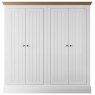 London Road Atlantic 4 Door Narrow Wardrobe