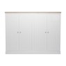 London Road Atlantic 4 Door Wide Wardrobe