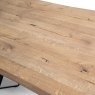 Thor Oak Dining Table With Metal Leg