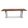 Thor Walnut Dining Table With Metal Leg