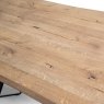 Thor Oak Dining Table With Stainless Leg
