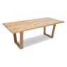 Thor Oak Dining Table With Wooden Leg