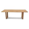 Thor Oak Dining Table With Wooden Leg