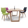 Thor Oak Dining Table With Wooden Leg