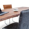 Thor Walnut Dining Table With Wooden Legs