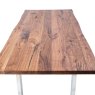 Thor Walnut Dining Table With Stainless Leg