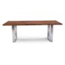 Thor Walnut Dining Table With Stainless Leg