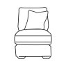 Madison Compact Armless Unit Madison Compact Armless Unit