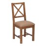 Nova Upholstered X Back Dining Chair