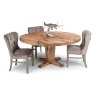 Zenith Round Oak Dining Table