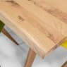 Liberty Oak Dining Table With Metal Leg