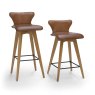 Brees New World Luna Bar Stool With Metal Legs