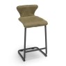 Brees New World Luna Bar Stool With Metal Legs