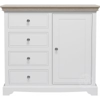 1 Door 4 Drawer Base (Soft Close Drawers)